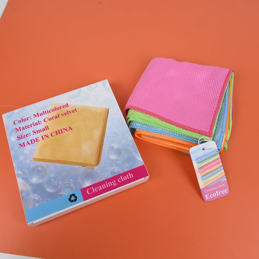 Ecofree Ultra-Soft Non-Abrasive Cleaning Cloths for Home, Glass, Screens