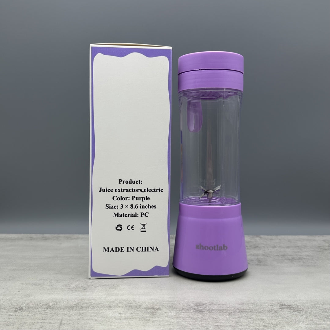 shootlab Juice Extractors, Electric: Portable 6-Blade Mini Juicer for Fresh, Nutritious Beverages