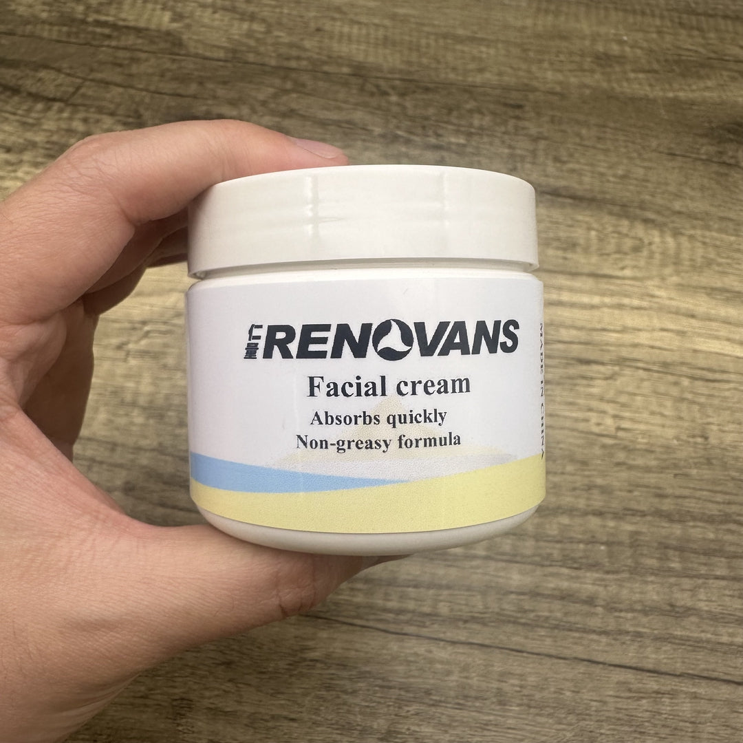 RENOVANS Unscented Moisturizing Facial Cream - Deep Hydration for Sensitive Skin