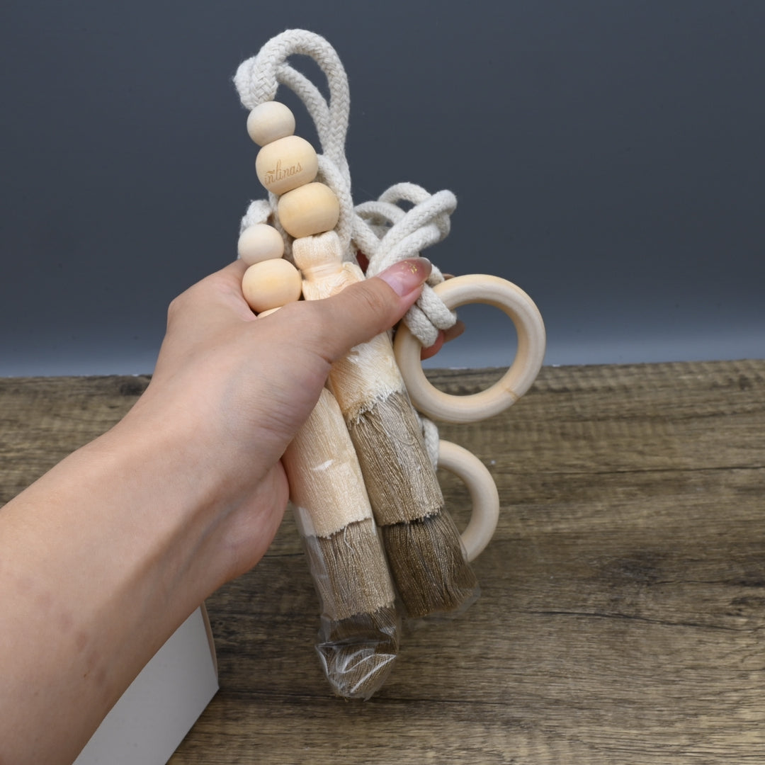 INLINAS Curtain Holders of Textile Material: Premium Nordic-Style Decorative Tassel Curtain Tiebacks for Elegant Home Decor