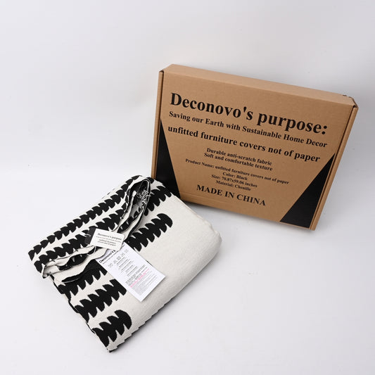 Deconovo's purpose: Saving our Earth with Sustainable Home Decor Unfitted Furniture Covers Not of Paper: Premium Universal Protective Sofa Covers with Scratch-Resistant Technology for Modern Home Protection