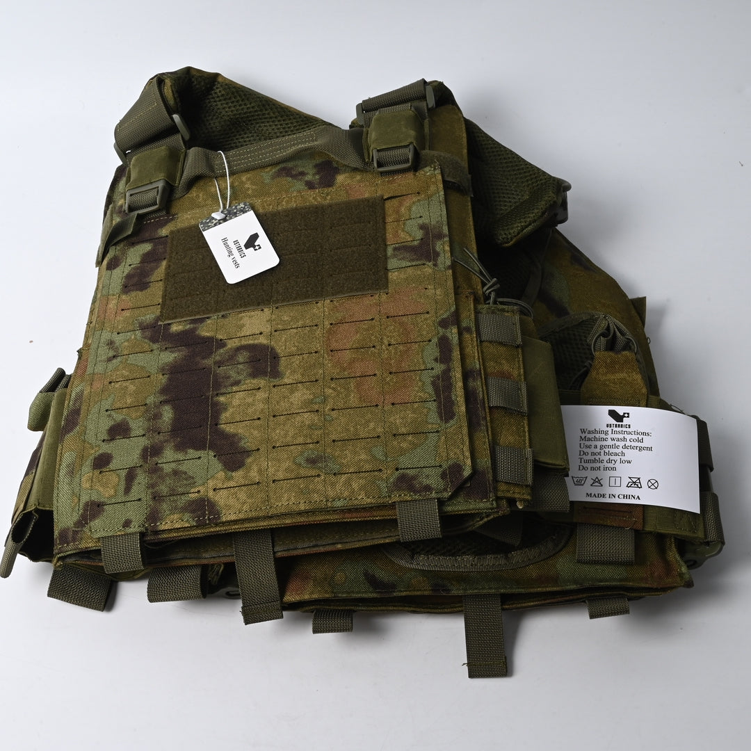 VSTRANICS Camouflage Hunting Vest for Men, Lightweight Nylon Outdoor Hunting Gear, One Size Fits Most