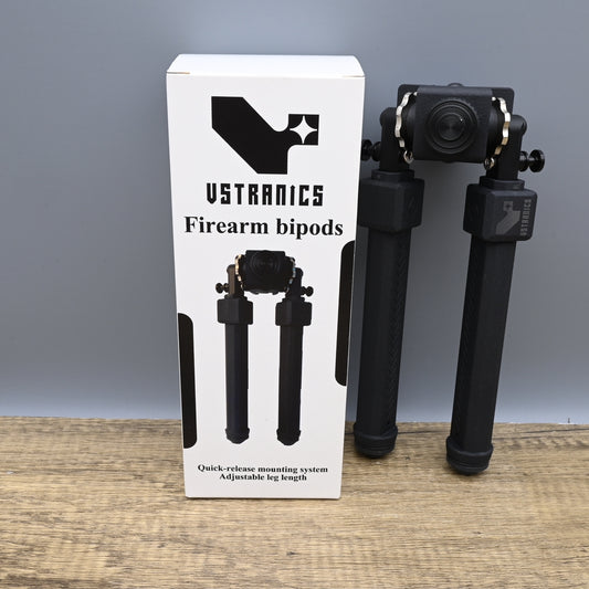 VSTRANICS Professional Military Grade Adjustable Tactical Firearm Bipods With Aluminum Construction