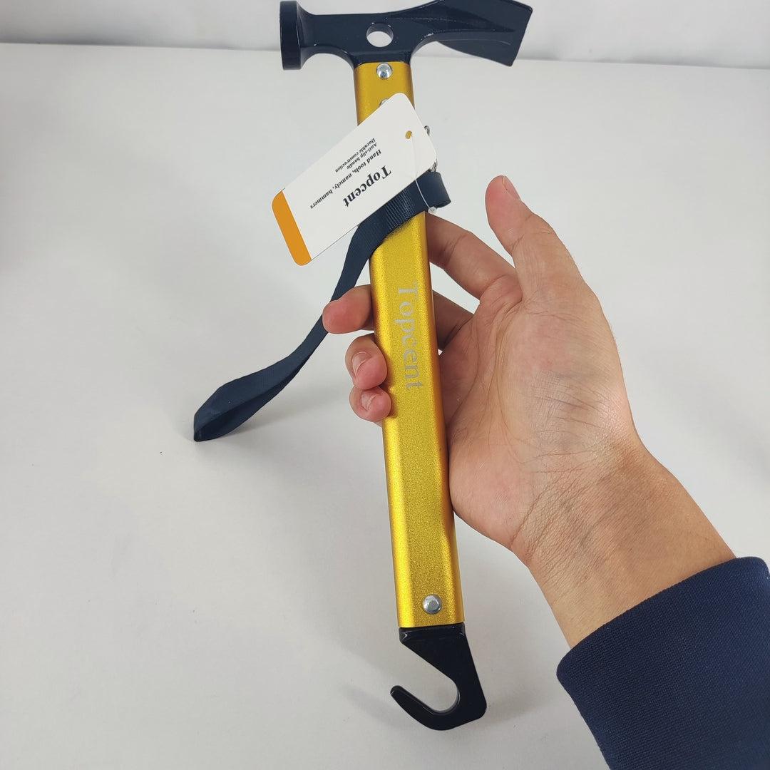 Topcent Hand Tools, Namely, Hammers - Lightweight Outdoor Aluminum Alloy Handle Hammer for Camping and Outdoor Activities