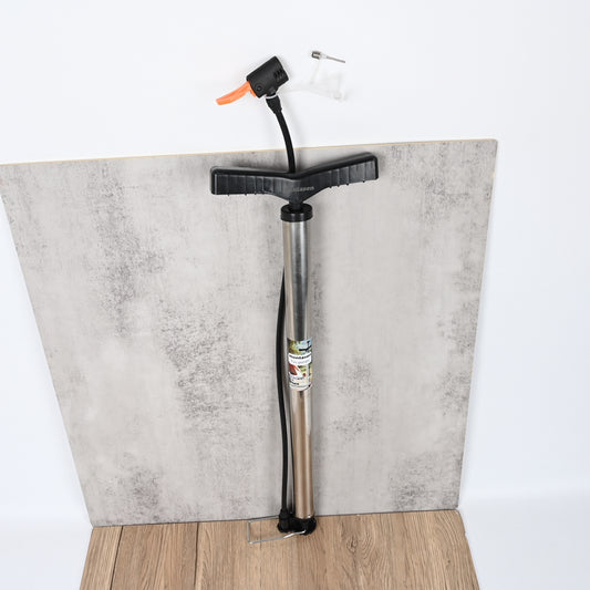 montasen Stainless Steel Long Slim Tire Pump Portable Air Pump for Bikes