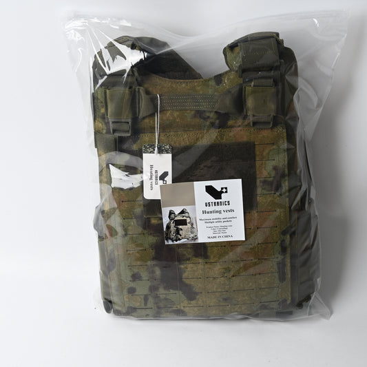 VSTRANICS Camouflage Hunting Vest for Men, Lightweight Nylon Outdoor Hunting Gear, One Size Fits Most