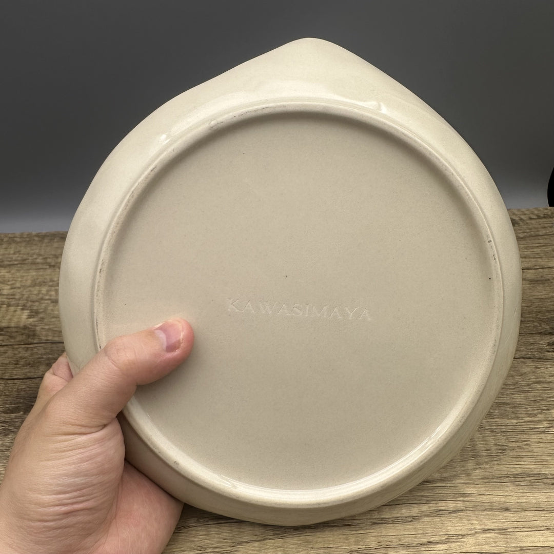 KAWASIMAYA Adorable Hand-Painted Dog Design Table Plates: Ceramic Plates for Playful Dining