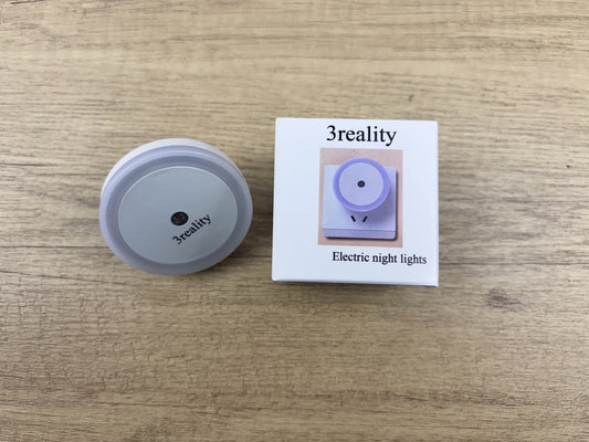 3reality Electric night lights Night Light Light Light Control Plug-in Induction Light Night Light Bedroom LED Light Bedside Kids Sleep Wall Light Energy Saving Lights
