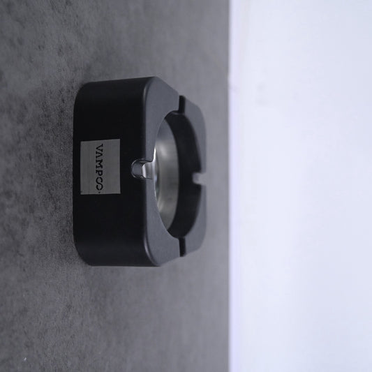 VAMPOO Black Plastic Ashtray High Quality Ashtray
