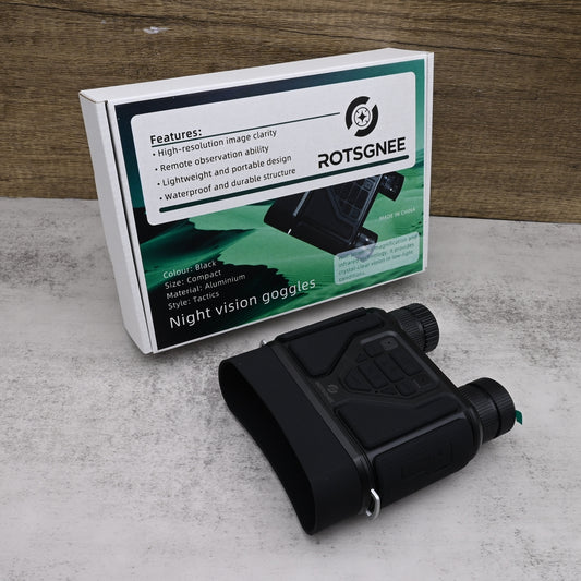 ROTSGNEE Night Vision Goggles Professional Digital Infrared Binoculars with 300M Range HD Recording for Hunting Security Surveillance