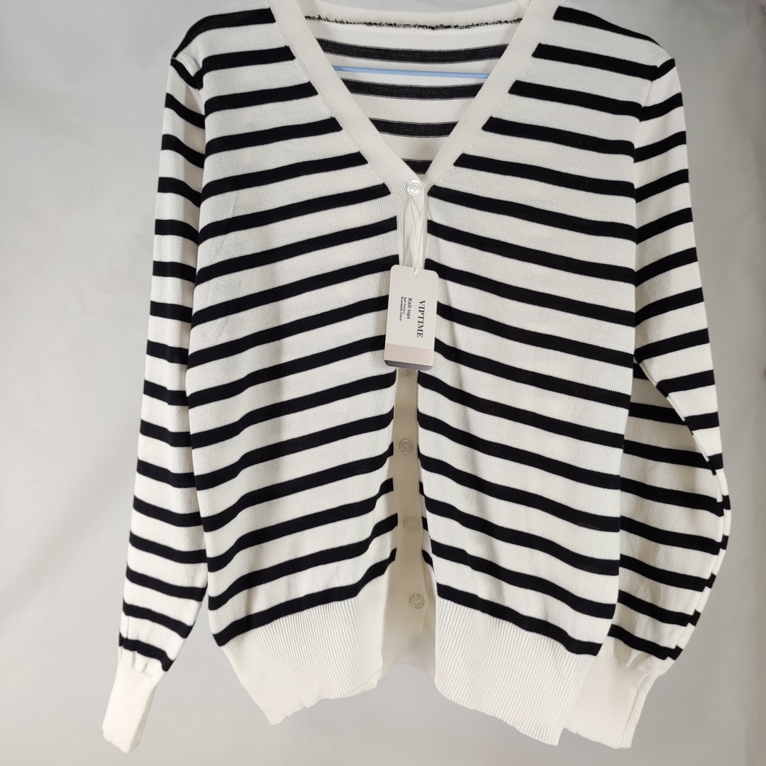 VIPTIME Embrace Cozy Elegance with Our Fall Open Front Knit Tops for Women