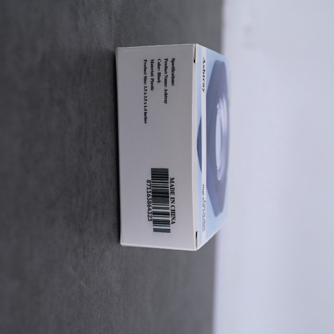 VAMPOO Black Plastic Ashtray High Quality Ashtray