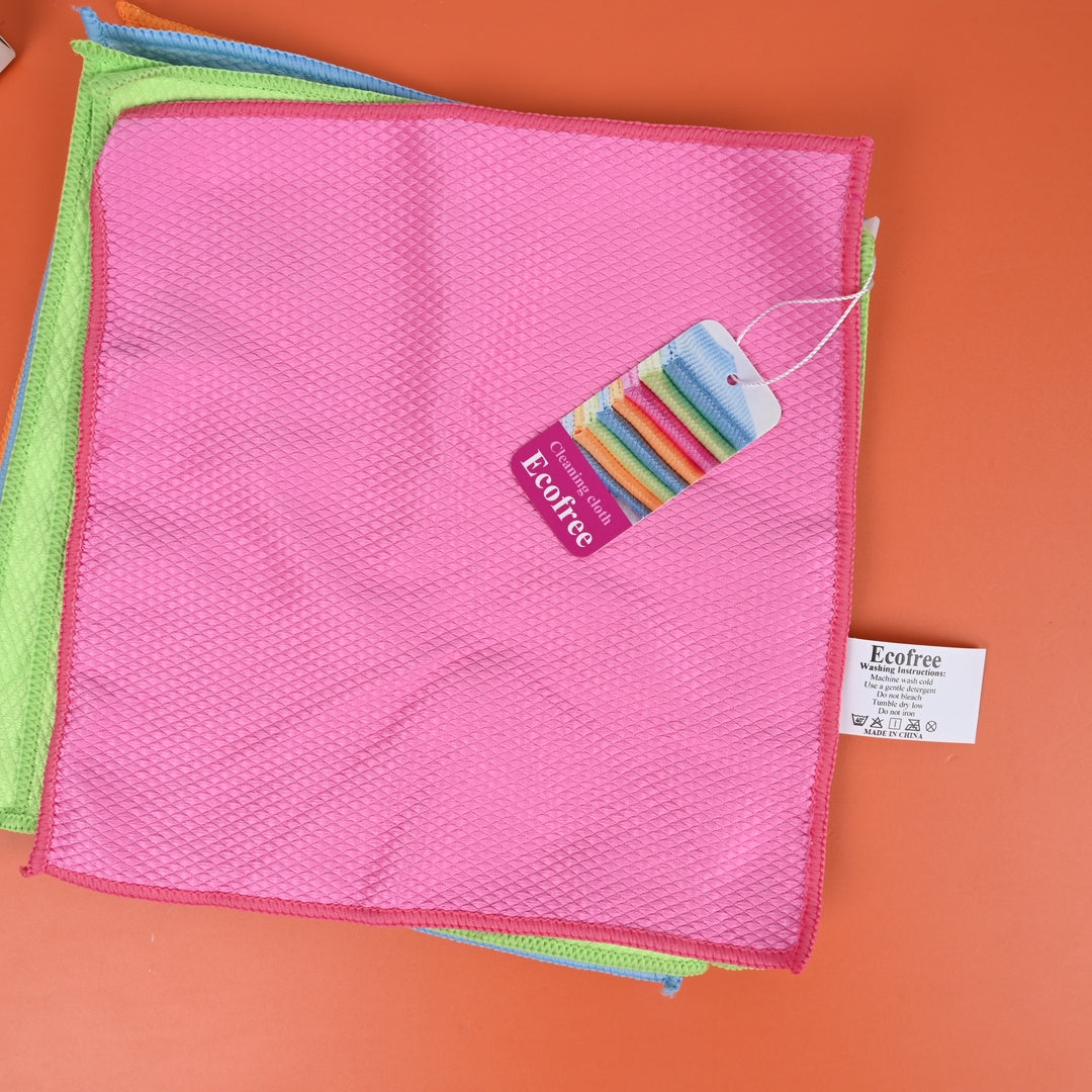 Ecofree Ultra-Soft Non-Abrasive Cleaning Cloths for Home, Glass, Screens