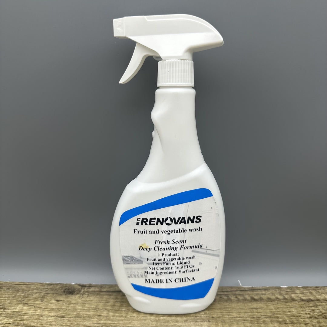 RENOVANS Fruit and Vegetable Wash - Powerful & Eco-Friendly Cleaner for Fresh Produce