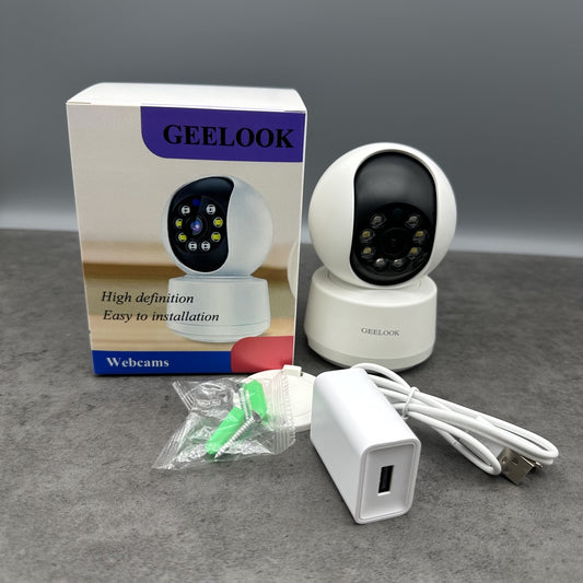 GEELOOK Modern Security Webcams System With 360 Degree Panoramic Camera Professional Monitoring Device Smart Home Office Surveillance Equipment