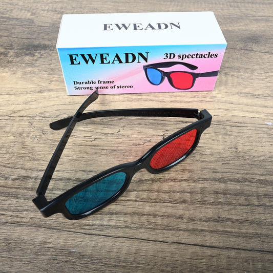 EWEADN Universal 3D Spectacles - Comfortable Cinema & Gaming 3D Spectacles with Clear Viewing