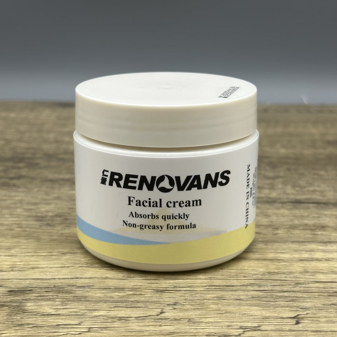 RENOVANS Unscented Moisturizing Facial Cream - Deep Hydration for Sensitive Skin