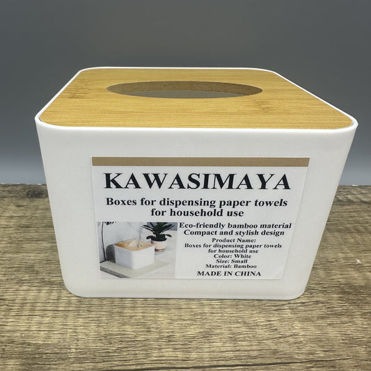 KAWASIMAYA Boxes for Dispensing Paper Towels for Household Use - Sleek, Customizable, and Durable Dispenser Boxes