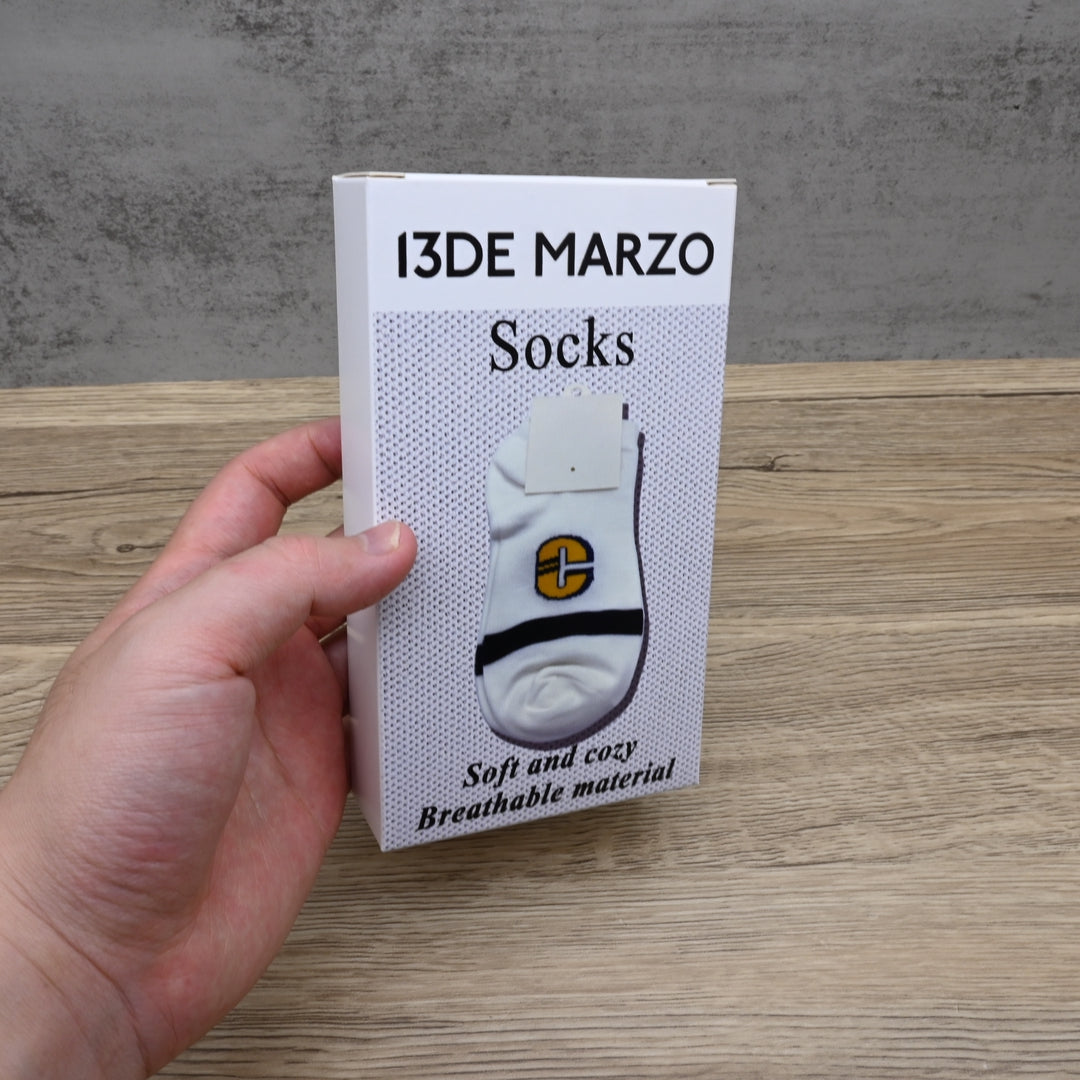 13DE MARZO Premium Quality Cotton Ankle Socks Breathable Daily Wear Athletic Casual Socks For Men And Women