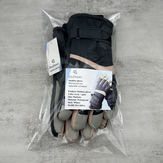 GZ GOZHEEC Outdoor Gloves: Women's High-Performance Ski Mittens with Waterproof Protection