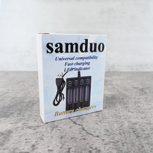 samduo YH 04A 4 Slot USB Battery Charger for AA AAA NiMH NiCd 1.2V Fast Charging Dock