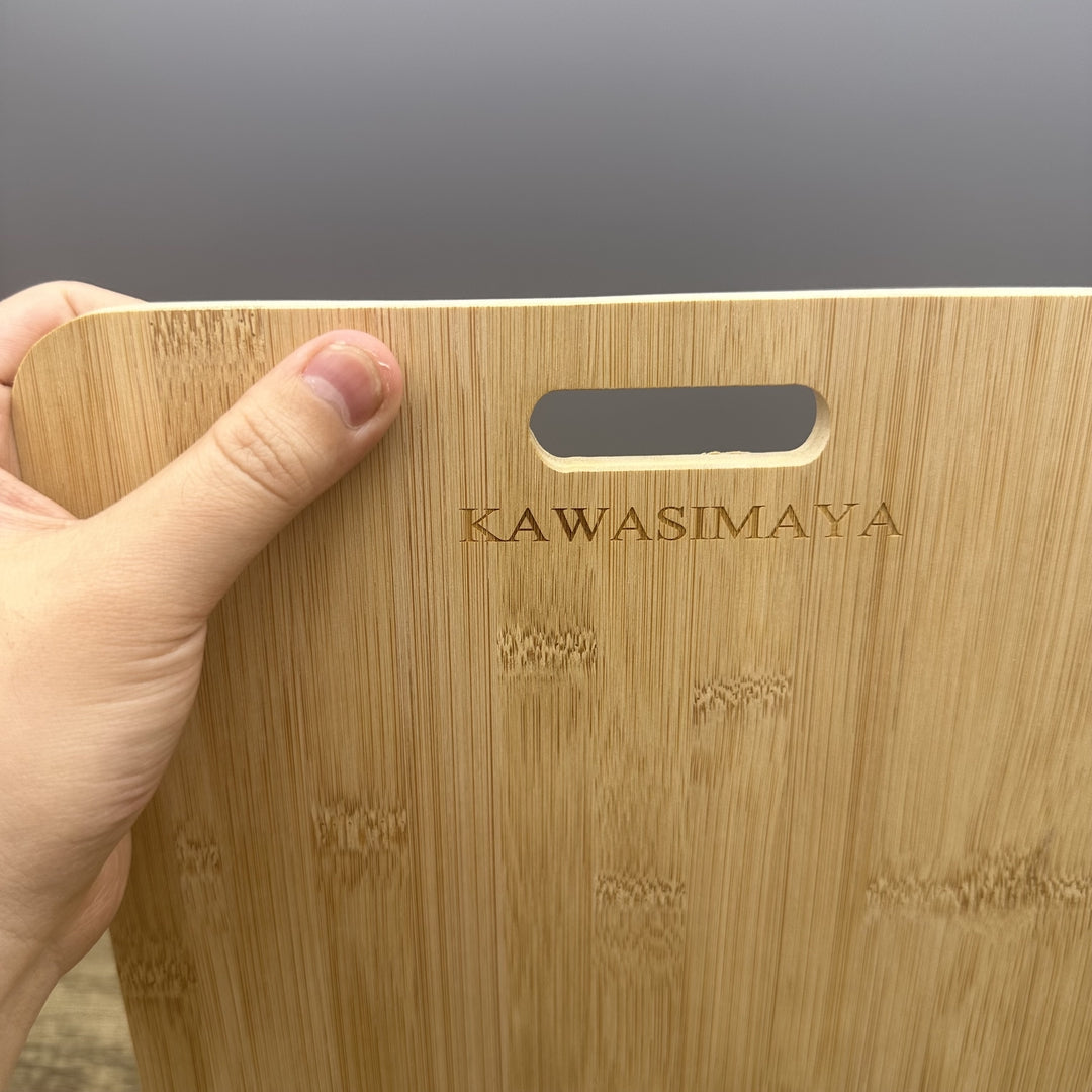 KAWASIMAYA Cutting Boards for the Kitchen Bamboo Cutting Board with Handle, Large Chopping Board for Kitchen