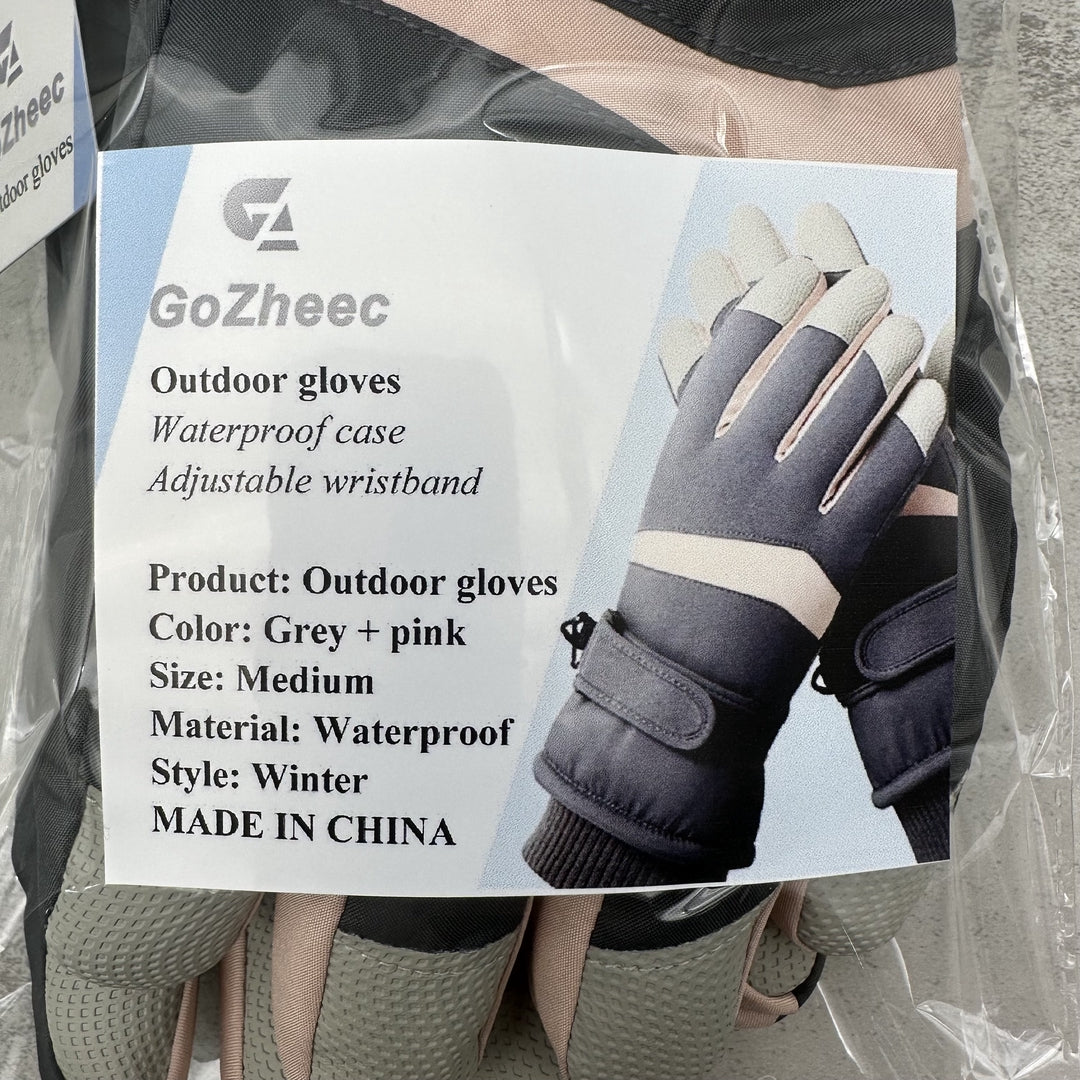 GZ GOZHEEC Outdoor Gloves: Women's High-Performance Ski Mittens with Waterproof Protection