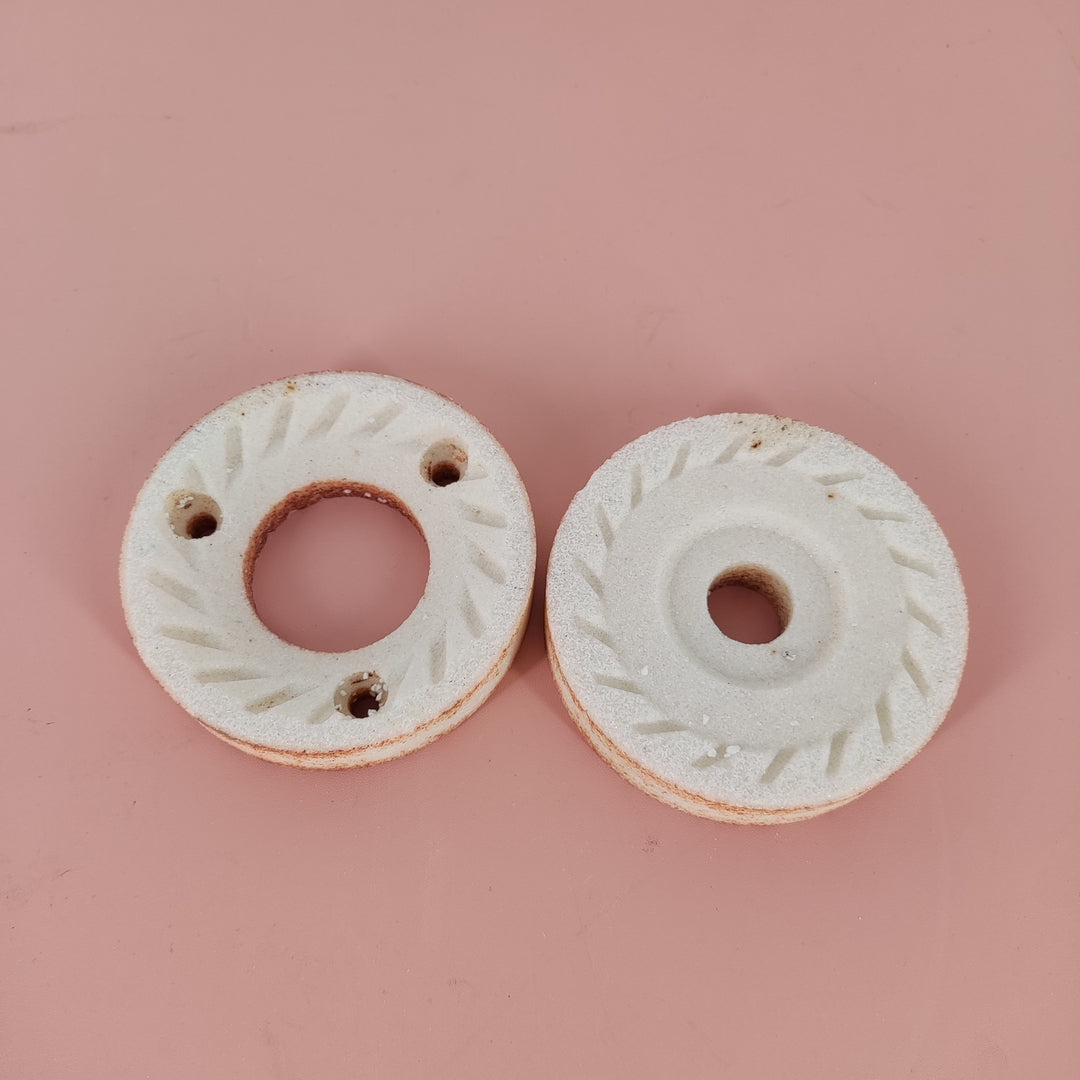 Coresic Commercial Grinder Stones for Sesame & Peanut Butter Machines - 100 & 160 Model, 6" Diameter with 1.18" Inner Circle