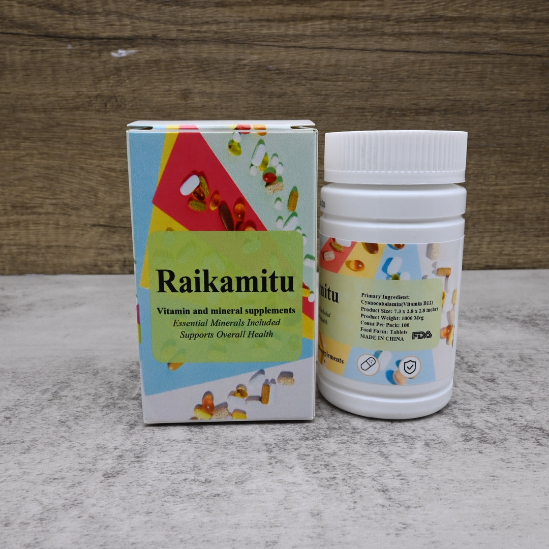 Raikamitu Premium Vitamin and Mineral Supplements Daily Essential Nutrition Support