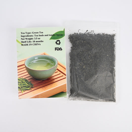 Aiteassic Premium High Mountain Cloud Mist Green Tea Processed Tea Leaves for Delicate Brewing