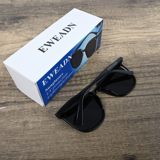 EWEADN Classic Unisex Sunglasses UV400 Protection Fashion Sunglasses with Lightweight Frame
