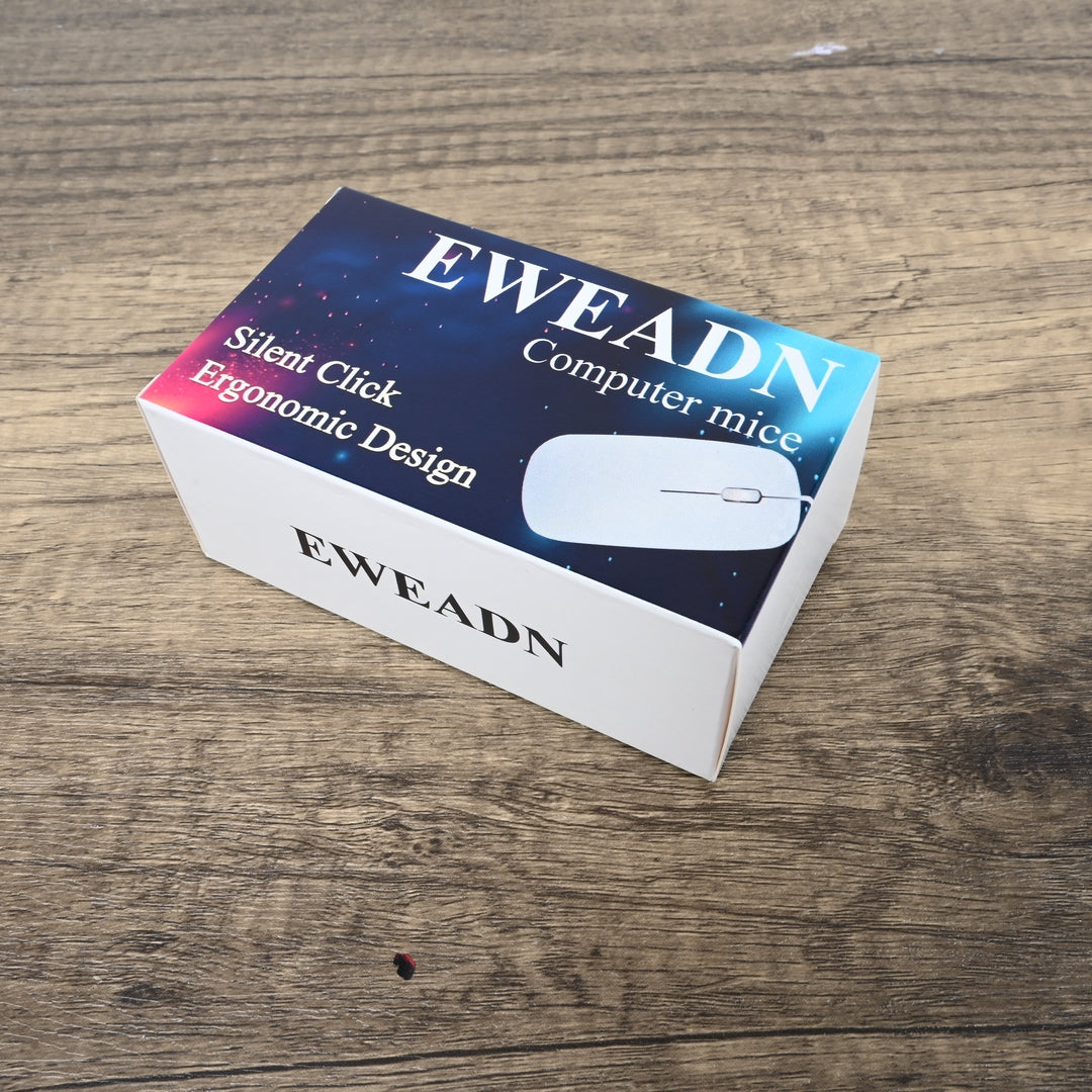 EWEADN Ultra-Slim Wireless Computer Mice for Laptop & Desktop