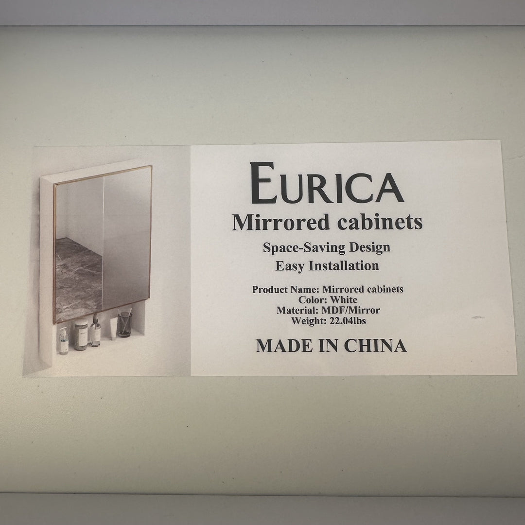 EURICA Mirrored Cabinets: Elegant Wall-Mounted Storage with Integrated Mirror Functionality