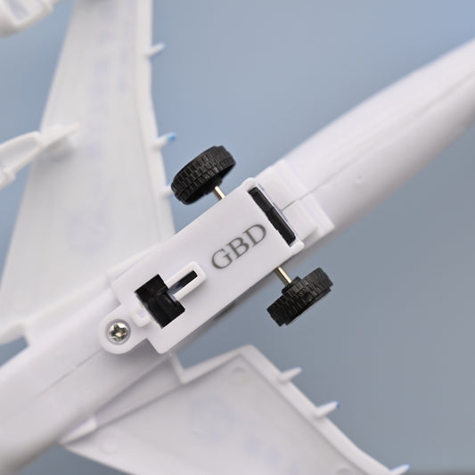 GBD Toy Airplanes, Plastic with Display Stand and Pullback Function