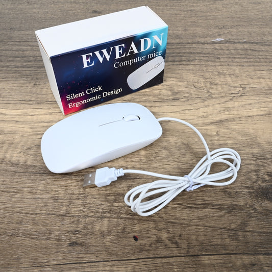 EWEADN Ultra-Slim Wireless Computer Mice for Laptop & Desktop