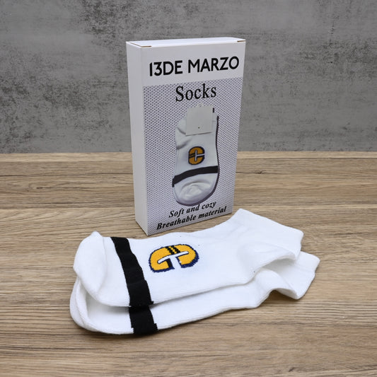 13DE MARZO Premium Quality Cotton Ankle Socks Breathable Daily Wear Athletic Casual Socks For Men And Women
