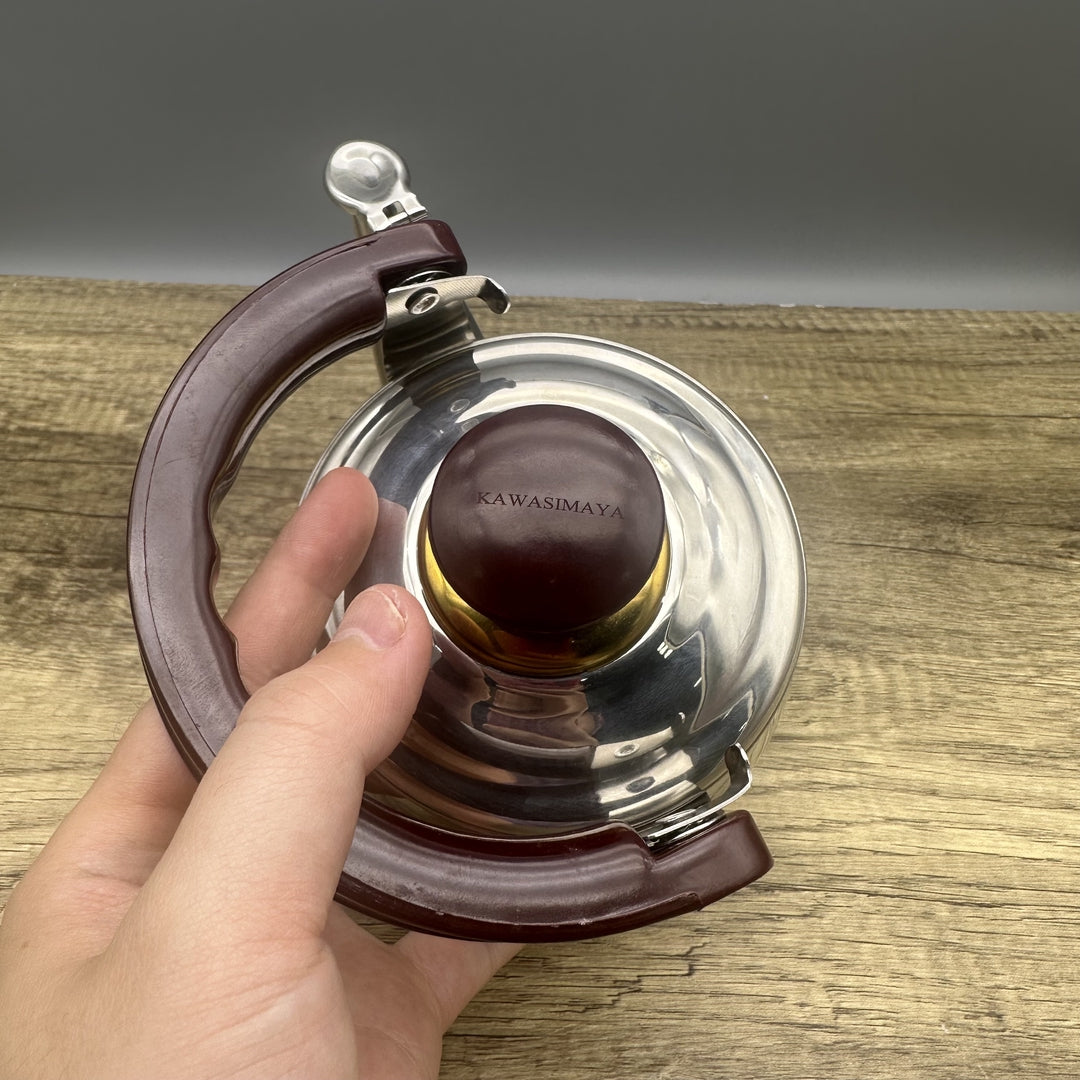 KAWASIMAYA Titanium Camping Kettle: Lightweight Outdoor Cooking Pot and Tea Pots for Camping and Hiking Adventures