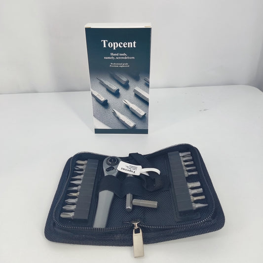 Topcent Portable Hand Tools, Namely, Screwdrivers – 22-Piece Ratchet Screwdriver Set