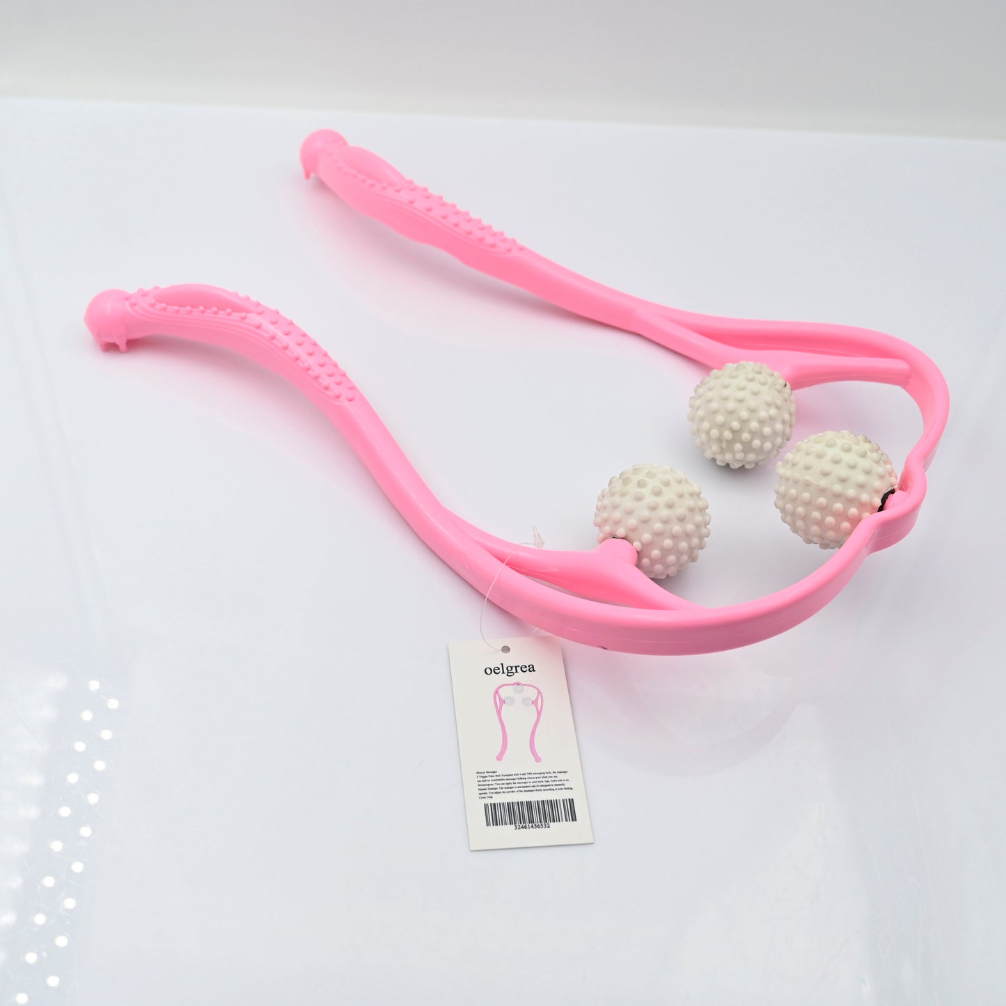 oelgrea 1 Pcs Comfortable Neck Massager Shoulder Back Pain Massager Roller