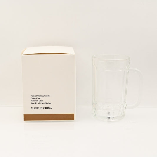 igulu Drinking Vessels Clear Glass Drinking Vessels for Cocktails, Beverage