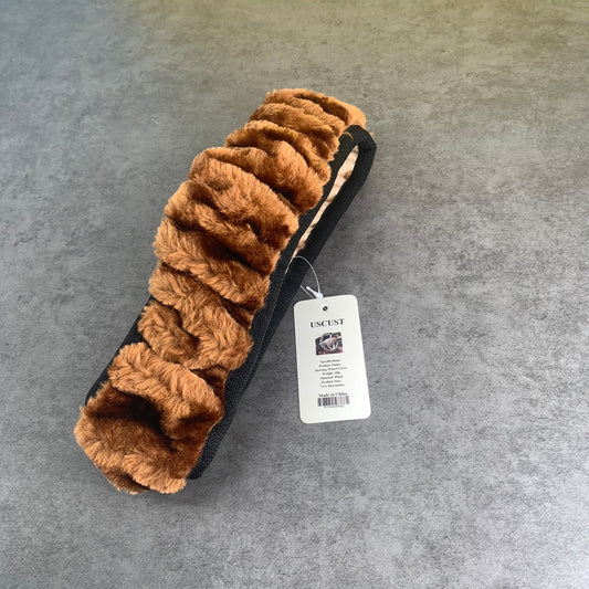 USCUST Universal Auto Car Steering Wheel Cover Super Soft Plush Winter Steering Wheel Cover