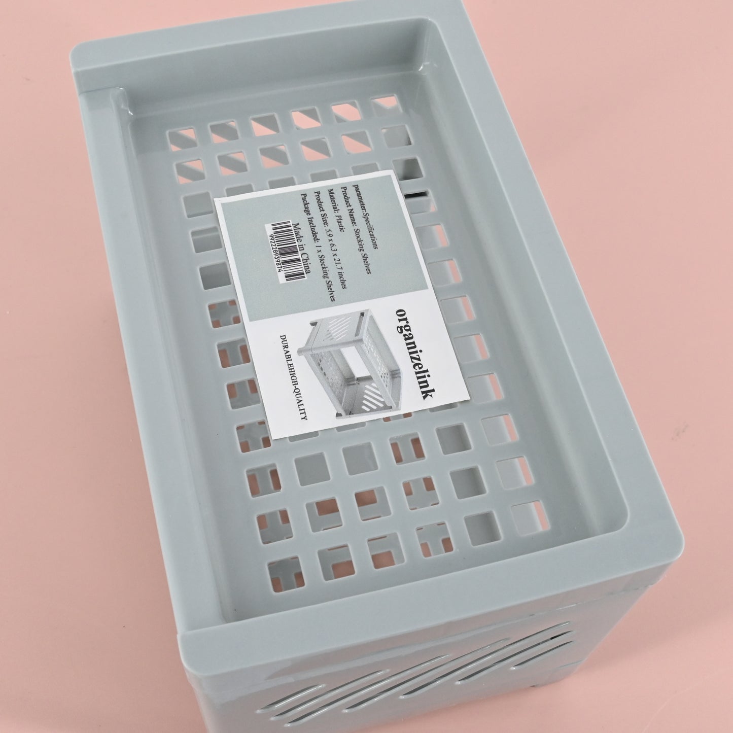 organizelink Double Storage Rack for Kitchen Tableware Shelves Home Bathroom Storage Shelves