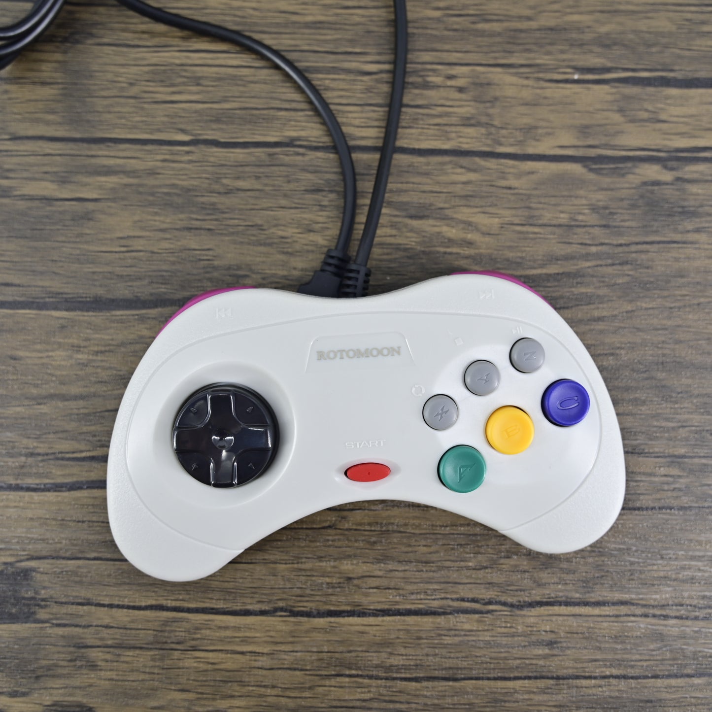 ROTOMOON USB Controller Gaming Joystick Gamepad Controller for PC Control Joystick