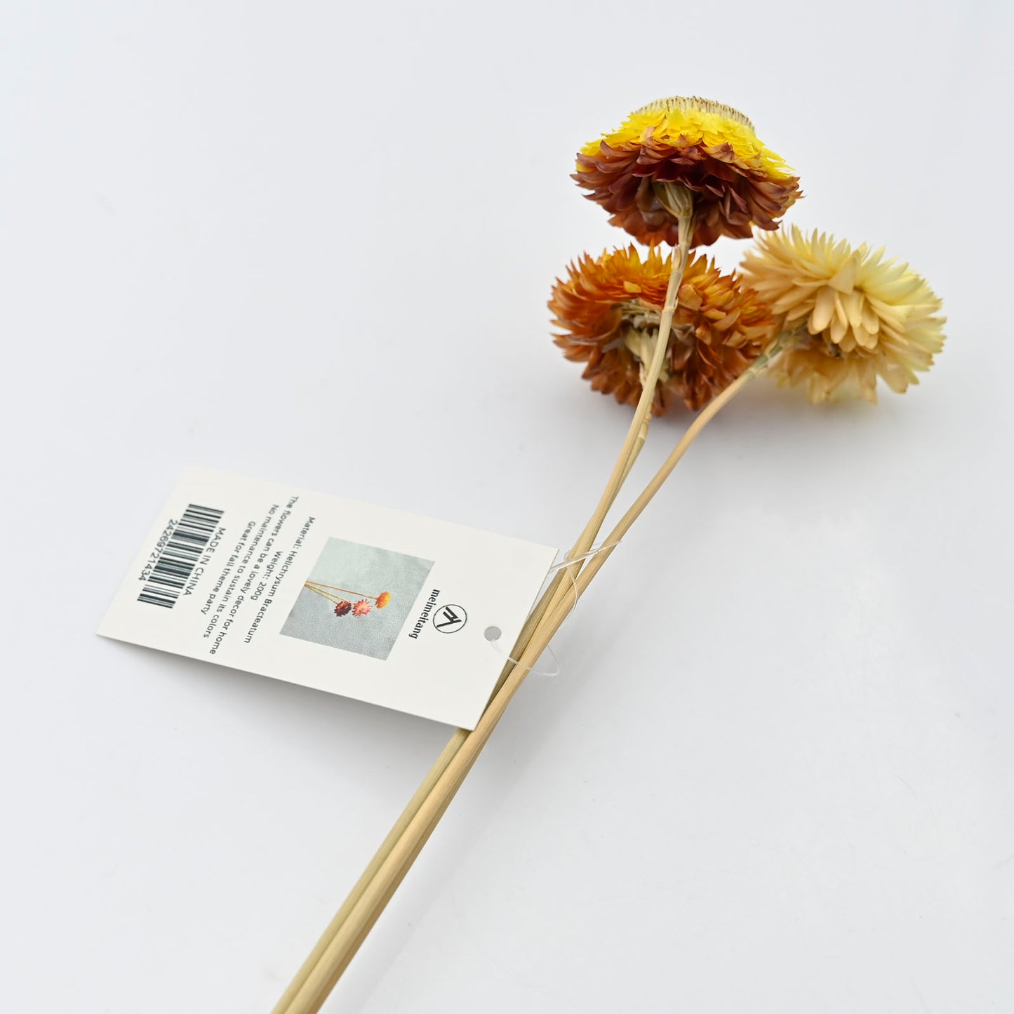 Meimeitang 1 Piece Dried Flower in Yellow