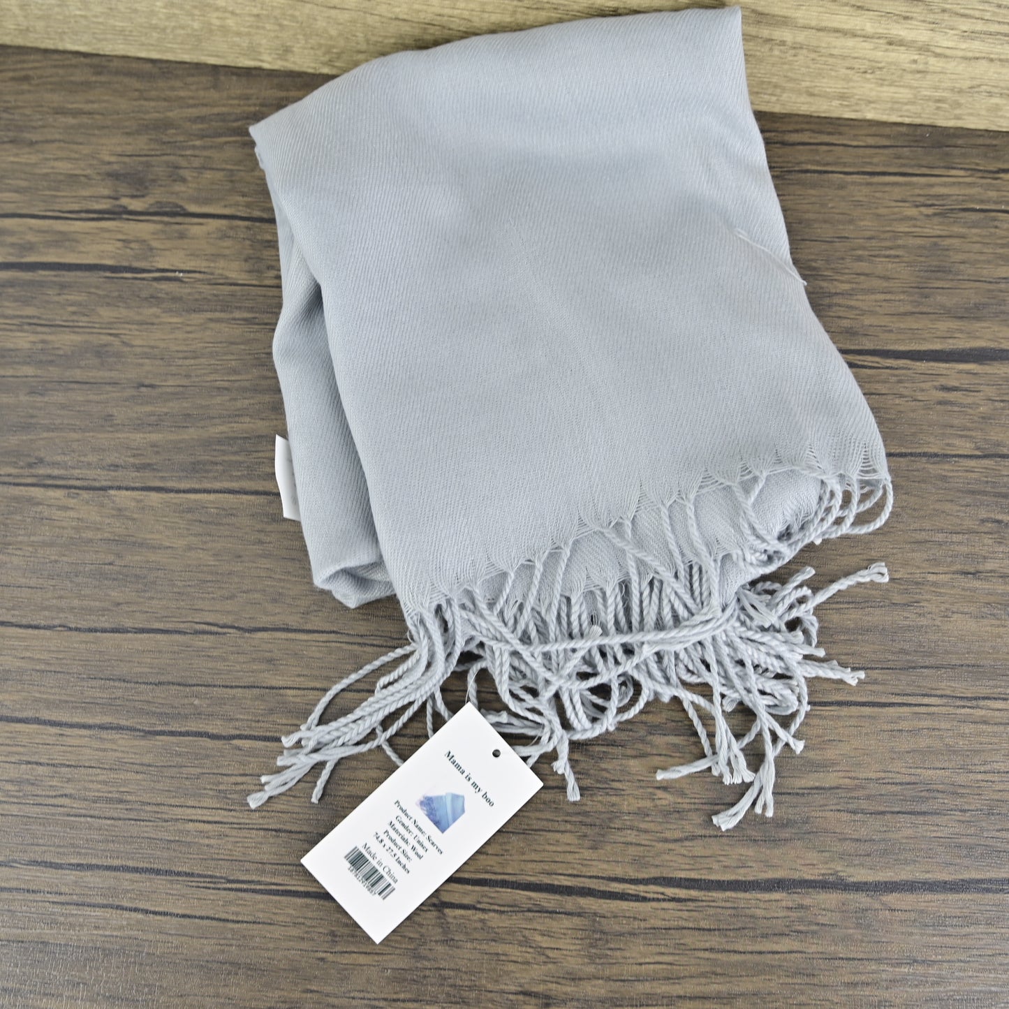 Mama is my boo Autumn and Winter Scarf Cashmere Scarf Shawl Dual-use Thick Couple Scarf