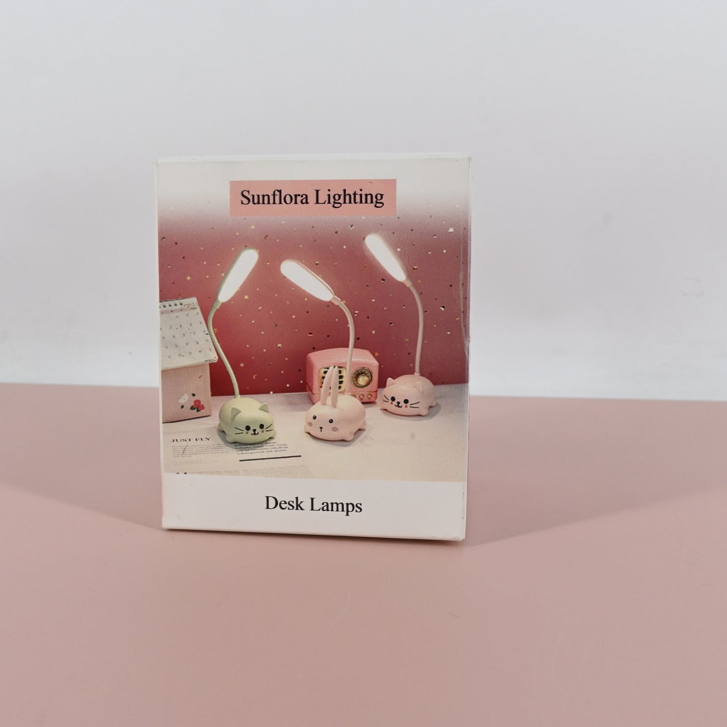 Sunflora Lighting Small Cute Desk Lamp for Children Cat Lamp