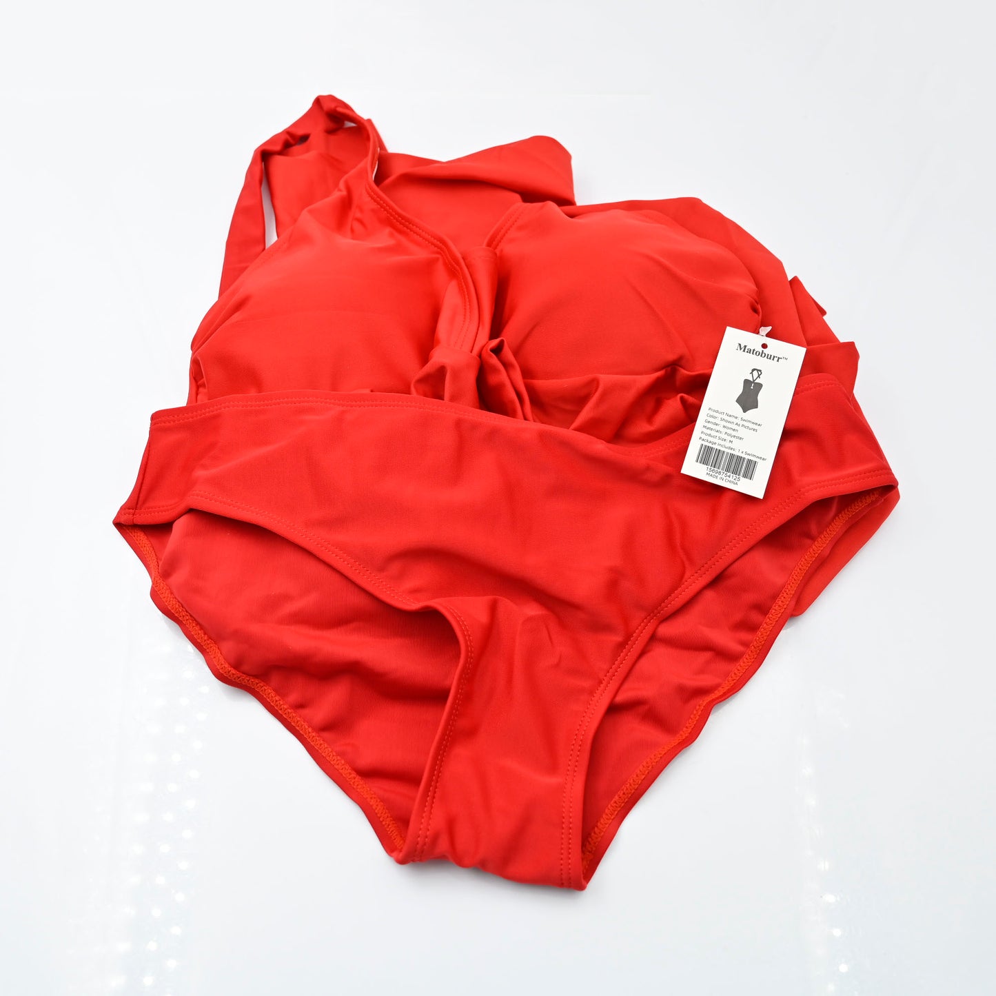 Matoburr Swimwear V Neck Bathing Suits Swim Dress