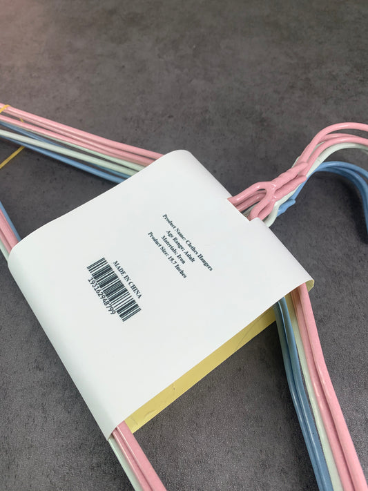 CHANGSHENG Heavy Duty Clothes Hangers Coat Hangers Non-Slip Iron Hanger for Adult