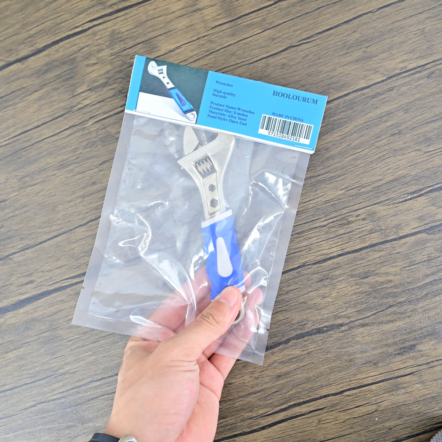 HOOLOURUM Adjustable Wrench Tool Multifunctional Movable Mouth Wrench Universal Large Opening Wrench