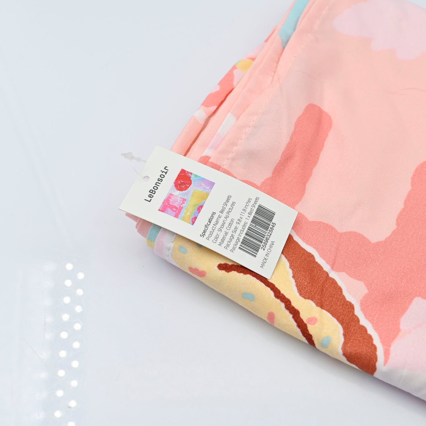 LeBonsoir Cotton Bed Sheets Cartoon Sheet Fitted Sheets for Single Bed